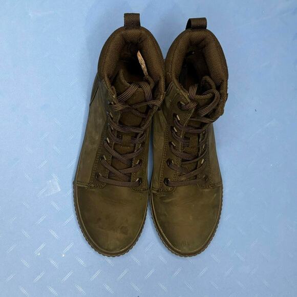 Black Timberland Waterproof Hiking Boots Size US 7 - Picture 2 of 7